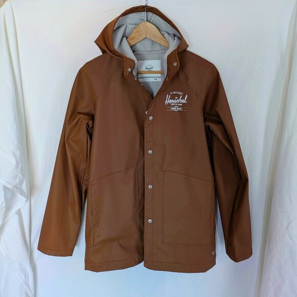 Herschel Supply Co. Brown Rain Jacket – Women’s XS - - Picture 1 of 7